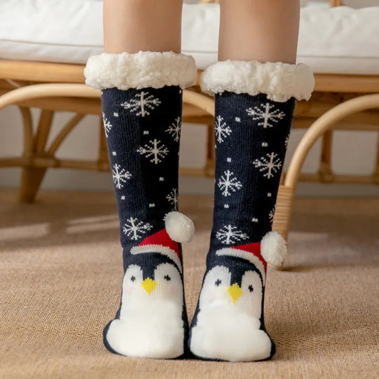 Christmas Gift Warm Socks Home Floor Slipper