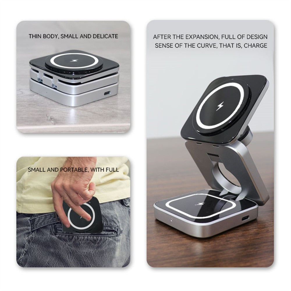 Folding Magnetic Fast Charging Stand